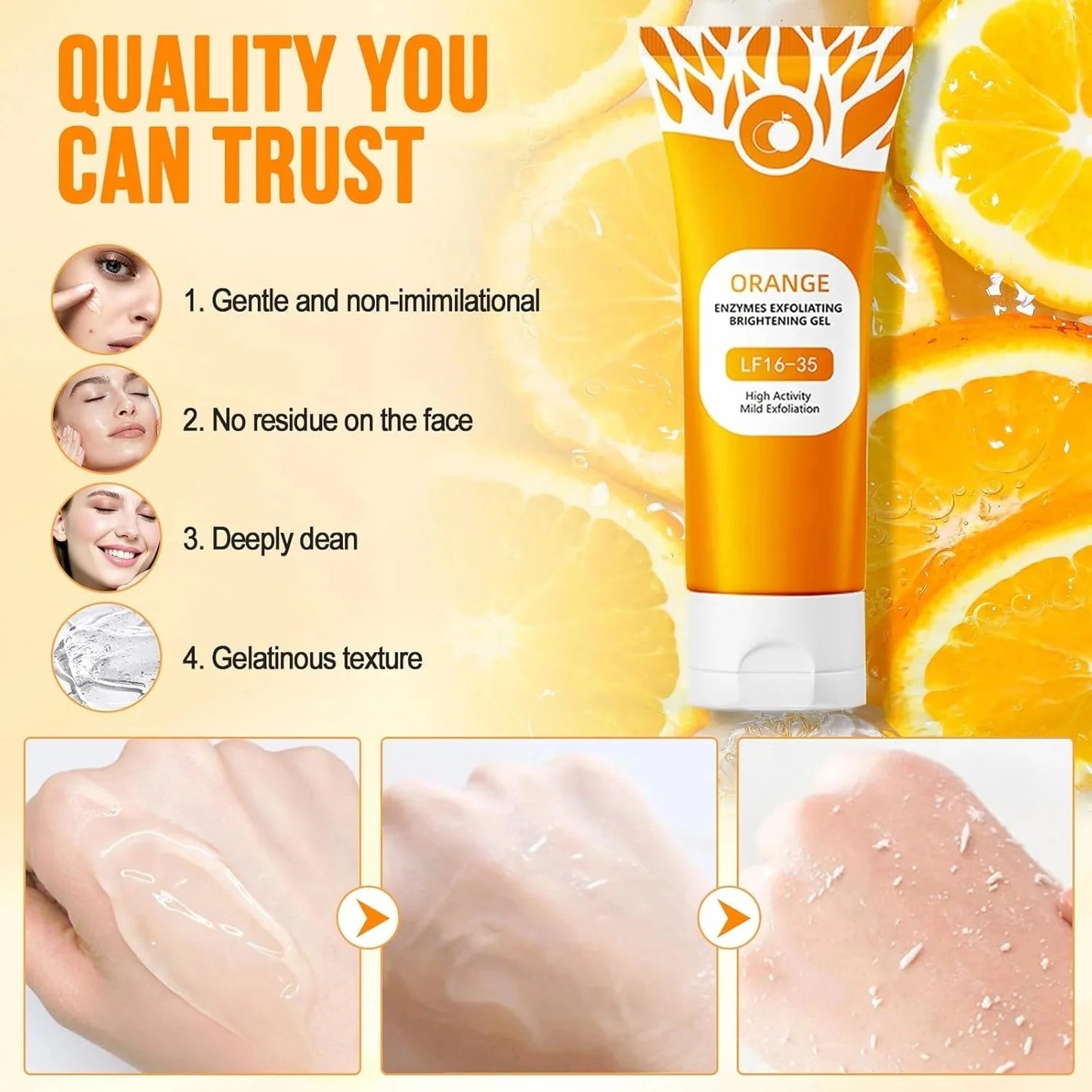 Orange Enzymes Exfoliating Brightening Gel
